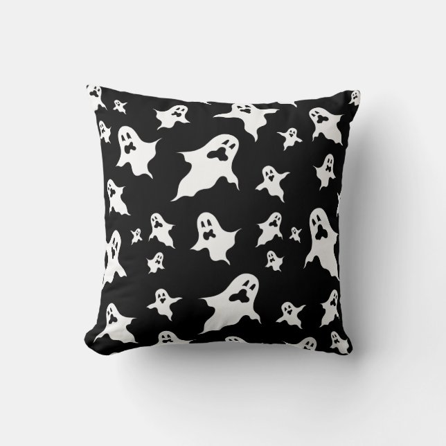Coussin Personnalisé Éffrayant Halloween fantômes Jeter Co (Recto)