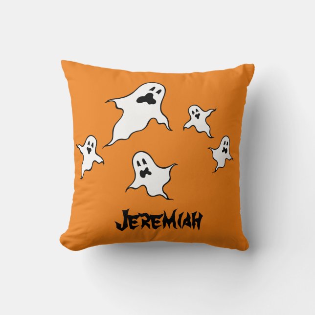 Coussin Personnalisé Éffrayant Halloween fantômes Jeter Co (Recto)