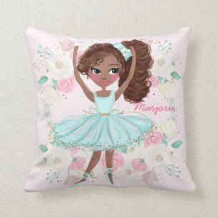 Coussin Personnalisé Ethnic Ballerina Pink Floral