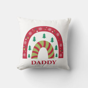 Coussin Personnalisé Famille unique Boho Rainbow