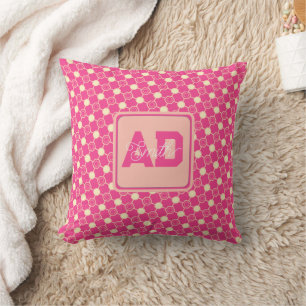 Coussin Personnalisé Géométrique Chic Pour Bridesm