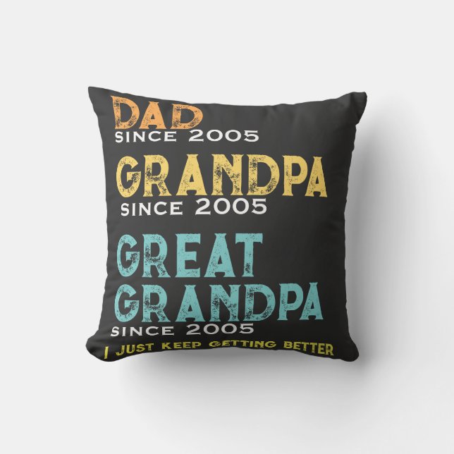 Coussin Personnalisé Je continue à obtenir un meilleur cad (Recto)