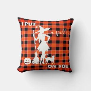 Coussin Personnalisé JE T'AI JETÉ UN SORTI À TOI Carreaux 