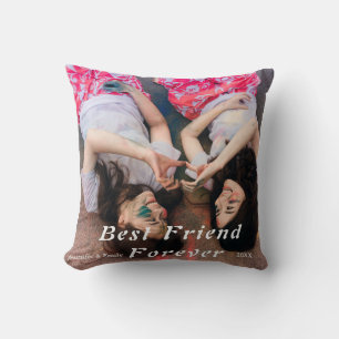 Coussin Personnalisé Meilleurs Amis Pour Jamais Photo Pill