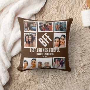 Coussin Personnalisé Meilleurs amis pour toujours BFF 8 Co