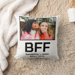 Coussin Personnalisé moderne meilleur ami pour toujours bf