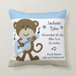 Coussin personnalisé "Monkey Rocker"
