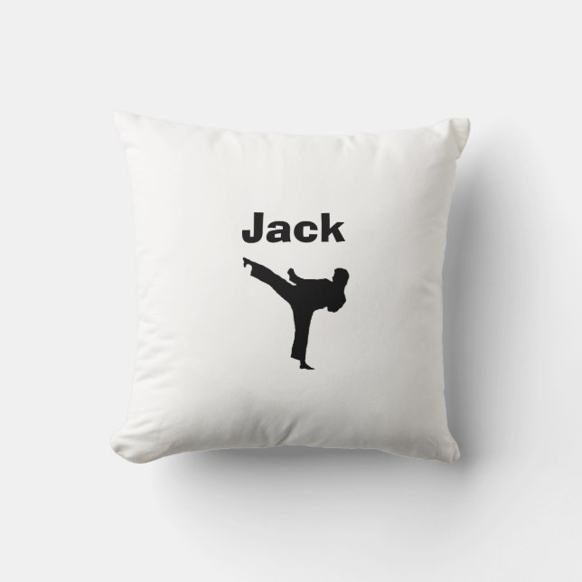 Coussin personnalisé par karaté (Recto)