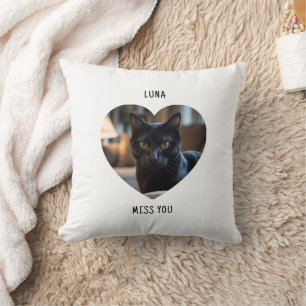 Coussin personnalisé pour chat mémorial