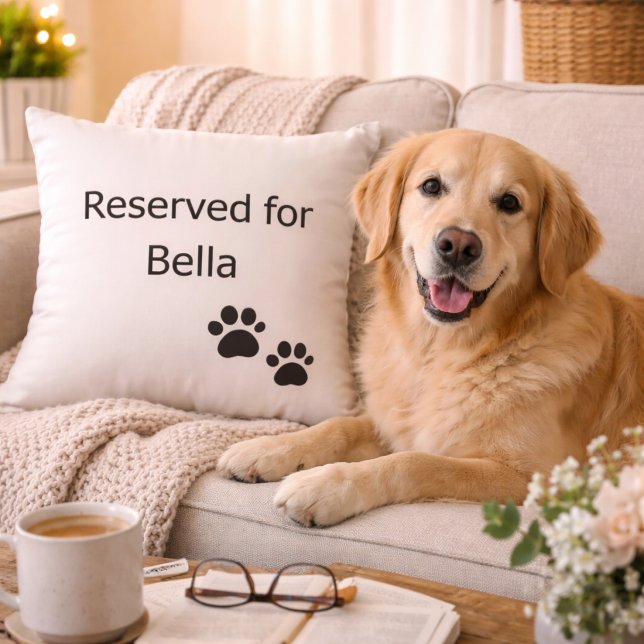 Coussin personnalisé pour chien réservé (Créateur téléchargé)