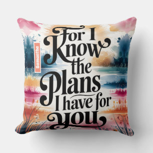 Coussin Personnalisé Pour Je Connais Les Plans Christian
