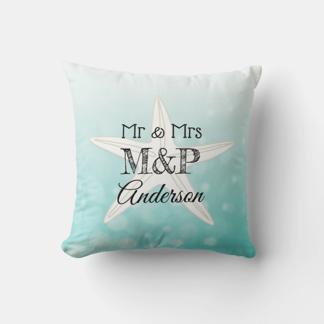 Coussin personnalisé Starfish Beach House (Recto)