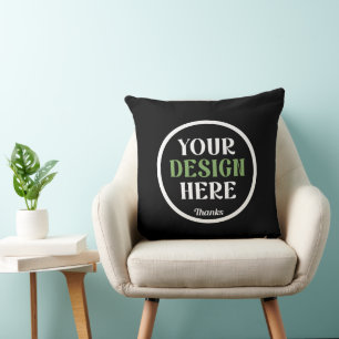 Coussin personnalisé, unique, élégant et minimaliste