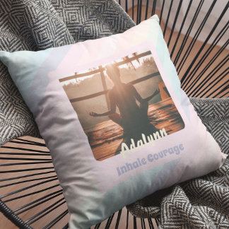 Coussin Personnalisé Yoga Lover enseignant Maman Femme Cad