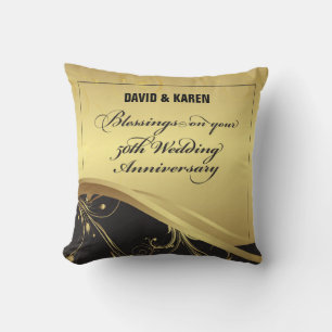 Coussin Personnaliser, 50e anniversaire Mariage Religieux