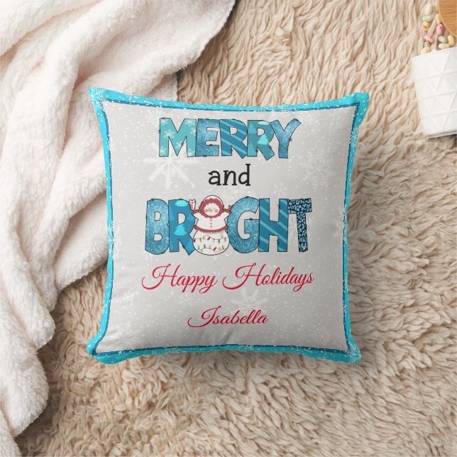 Coussin Personnaliser Joyeuse Et Lumineuse (Couverture)