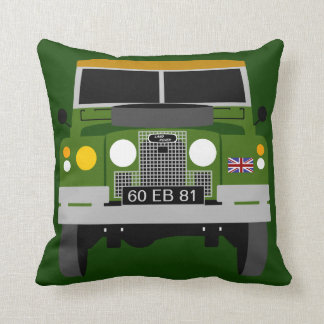 Coussin Personnaliser le Land Rover des anciens combattant