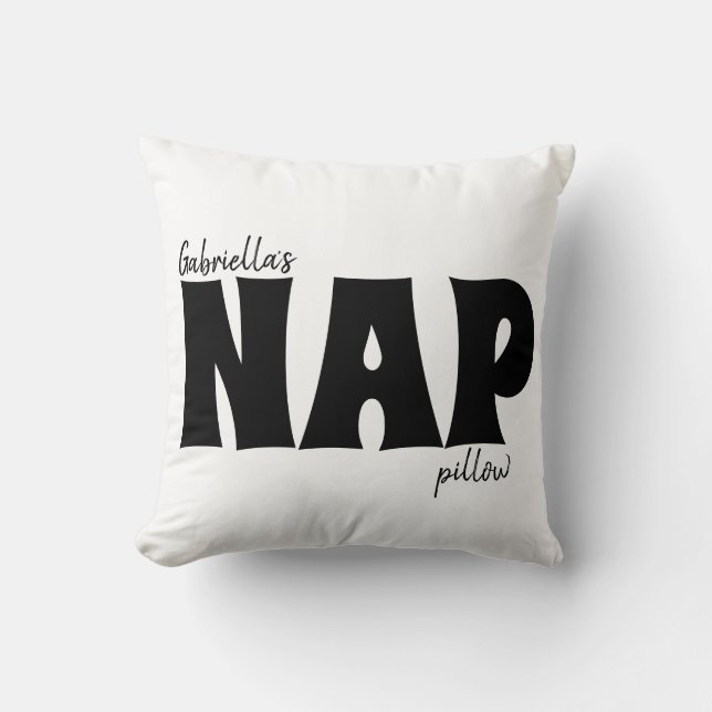 Coussin Personnaliser les lashes mous Nap (Recto)