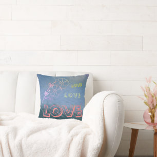 Coussin Personnaliser l'oreiller à lancer d'amour
