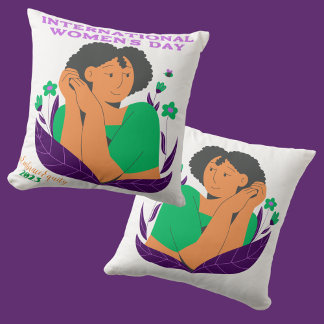 Coussin Personnaliser l'oreiller à lancer de la Journée in