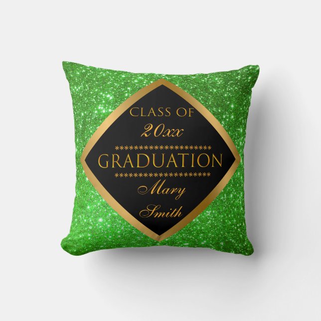 Coussin Personnaliser moderne de luxe Parties scintillant  (Recto)