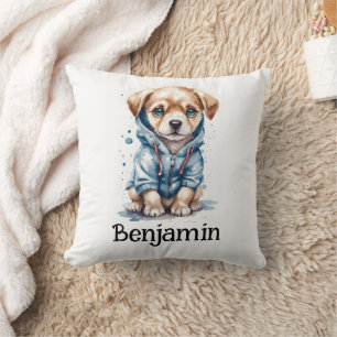 Coussin Personnaliser Nursery Kids Room Chien Chien Sweat