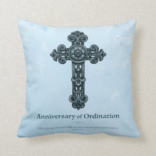 Coussin Personnaliser, Ordination Anniversaire Prêtre, Cro