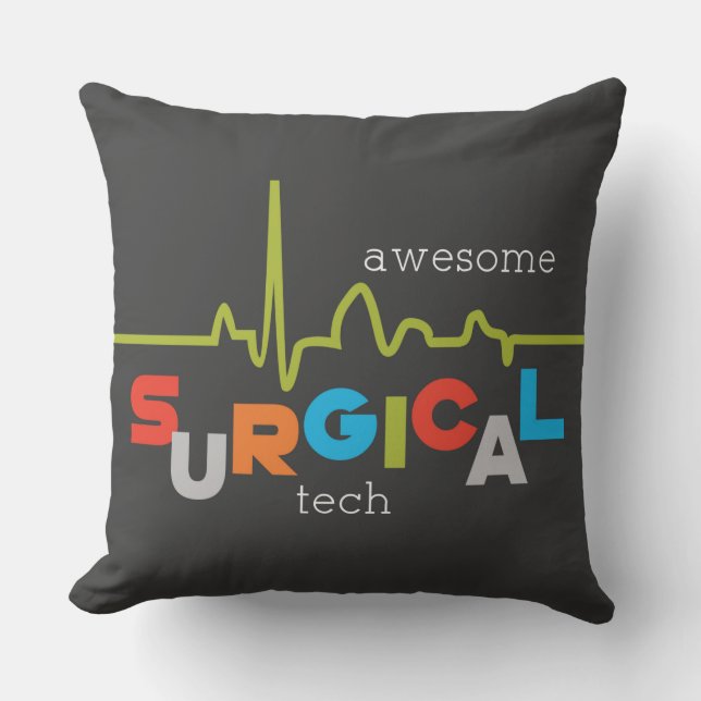Coussin Personnaliser, Semaine de la technologie chirurgic (Recto)