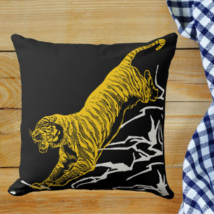 Coussin Personnaliser Tigre Imprimer Safari Faune Concepti