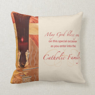 Coussin Personnalisez, des félicitations de RCIA,