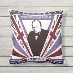 Coussin Personnalisez l'art déco Union Jack de Winston