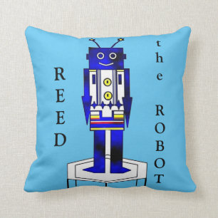 Coussin Personnalisez "le ROBOT" 16 x 16 Pilote