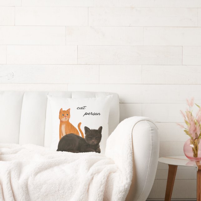 Coussin Personne Chat Mignonne (Canapé)