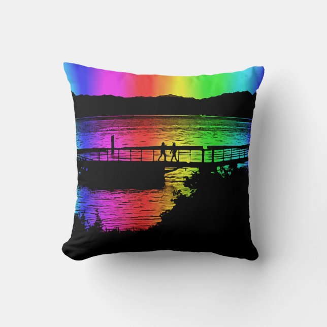 Coussin Personnes de Rainbow Dock (Recto)