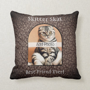 Coussin Pet memorial photo mignon propriétaires nom keeps