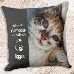Coussin Pet Memorial Sympathy Keepsaké Chien Chat Photo