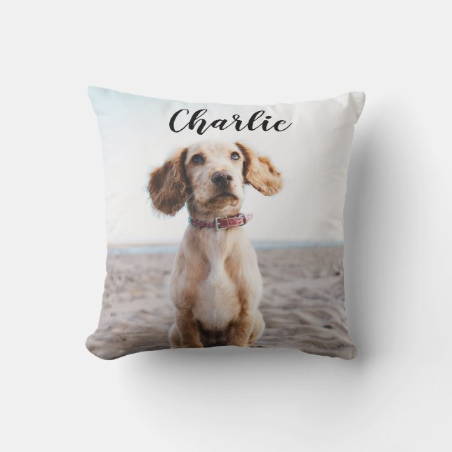 Coussin Pet Simple Elegant Modern Photo (Recto)
