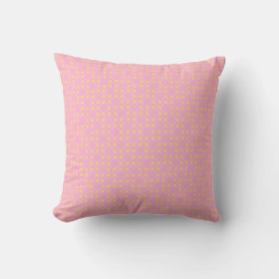 Coussin Pétale Pop - Motif géométrique rose & or sans cout