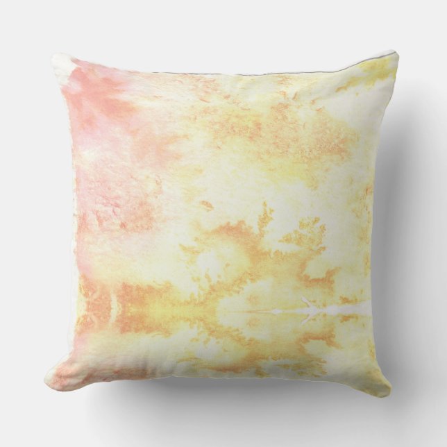 Coussin Pétales dans la brume (Recto)
