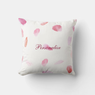 Coussin Pétales Roses romantiques