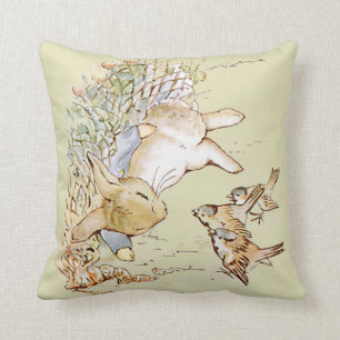 Coussin Peter Rabbit Jetez l'oreiller