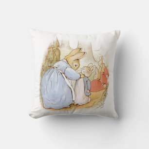 Coussin Peter Rabbit Jetez l'oreiller