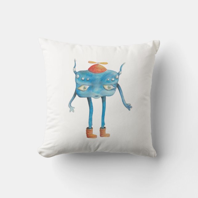 Coussin Petit Alien Pi (Recto)