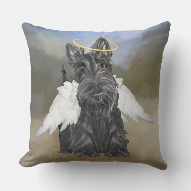Coussin Petit ange Scottie (Recto)