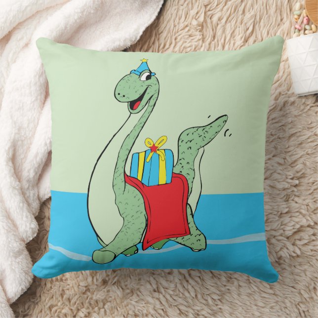 Coussin Petit, Anniversaire Dinosaur (Couverture)