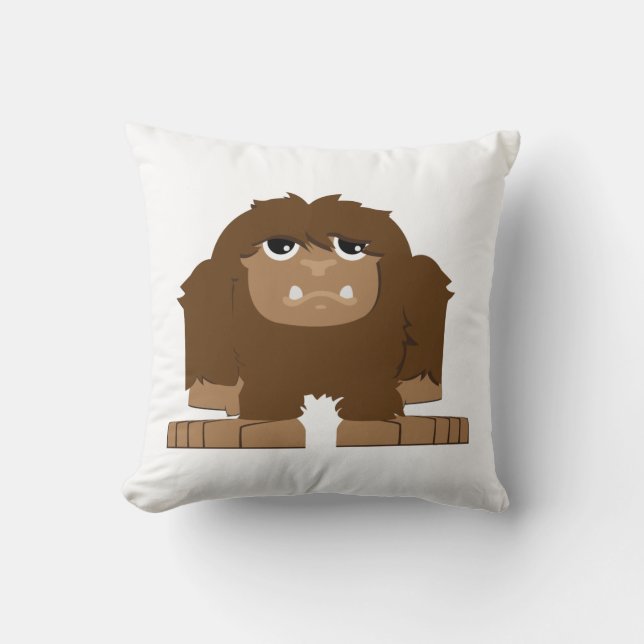 Coussin Petit Bigfoot mignon (Recto)