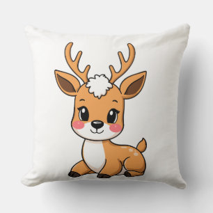 Coussin Petit Cerf Kawaii