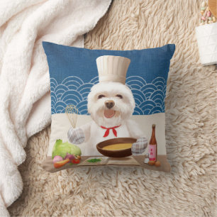 Coussin Petit Chien Chef