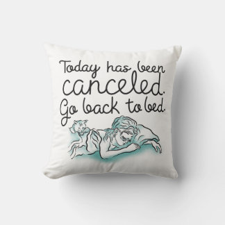 Coussin Petit Déjeuner chez Tiffanys Retournez au Lit