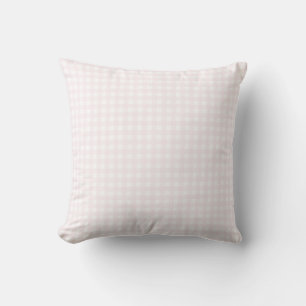 Coussin Petit En vichy rose Bébé clair.